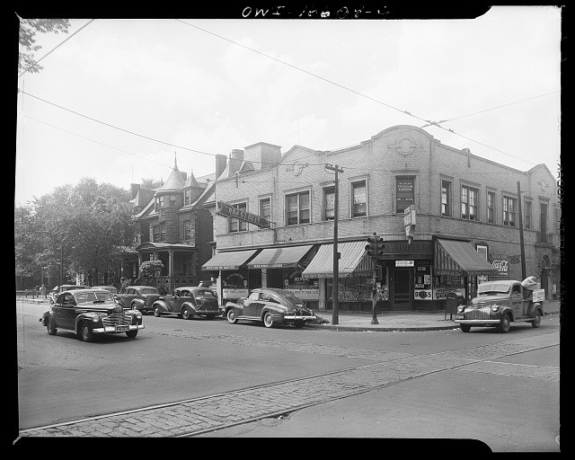Detroit Michigan 1941 Neighborhood Charles A Lindbergh Birthplace Streetcars