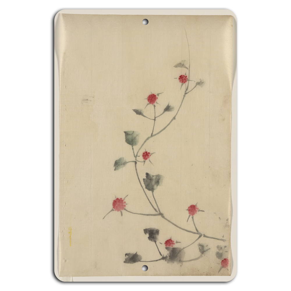 Elegant Floral Metal Wall Sign for Stylish Home Decor