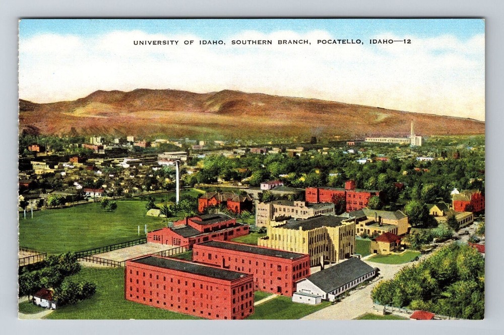 Pocatello ID-Idaho, University Idaho, Southern Branch, Vintage Postcard