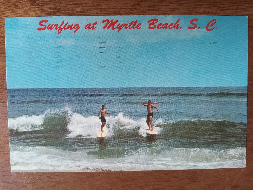 c1966 East Coast Surfing at Myrtle Beach, Horry County, SC