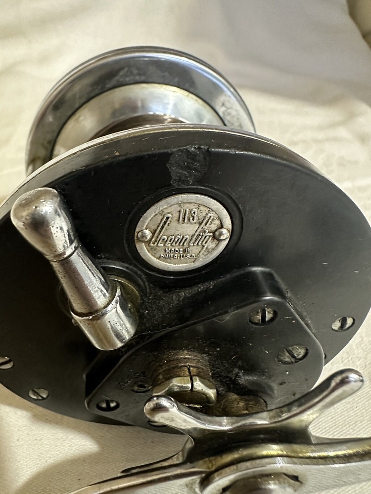 Vintage Ocean City 113 Trolling Bait Casting Reel Smooth Working Condition