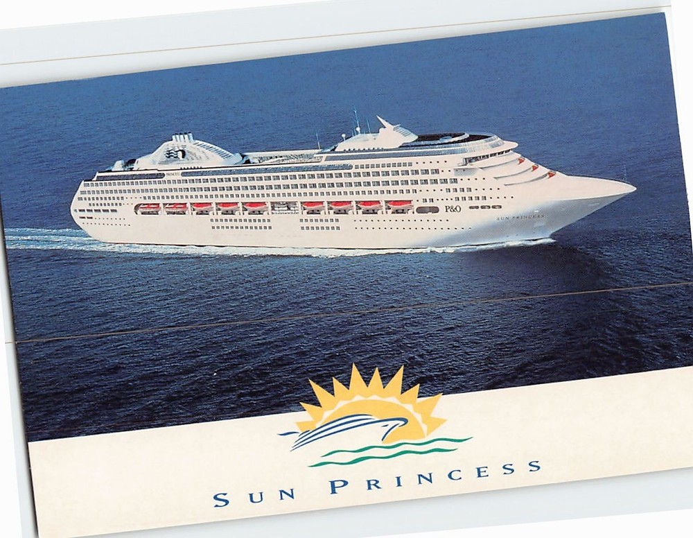 Postcard Sun Princess Princess Cruises