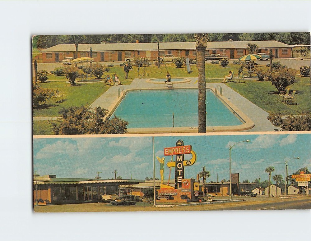 Postcard Empress Motel Allendale South Carolina USA