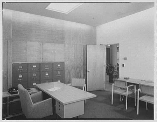 Photo:Becton Dickinson, Rutherford, New Jersey. Mr. Sherman's office II