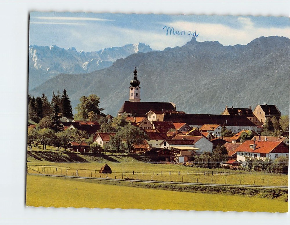 Postcard Murnau am Staffelsee Bavaria Germany