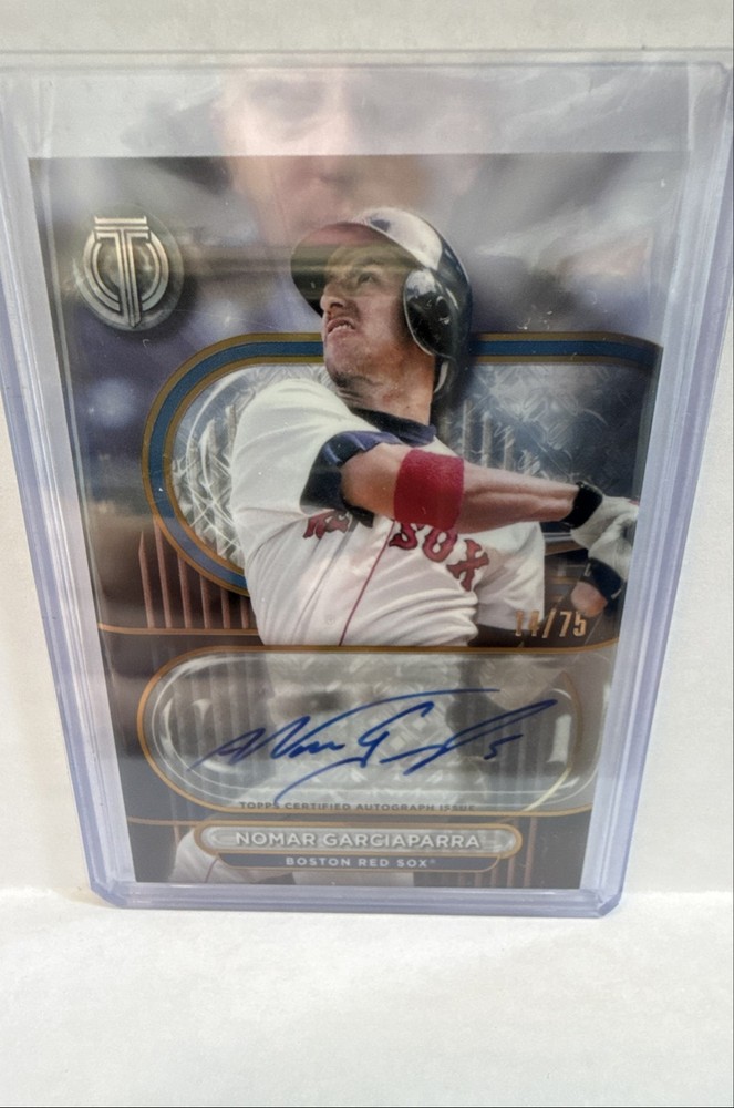 2024 Topps Tribute - Tribute Autographs Nomar Garciaparra #TA-NG Gold /75 (AU)
