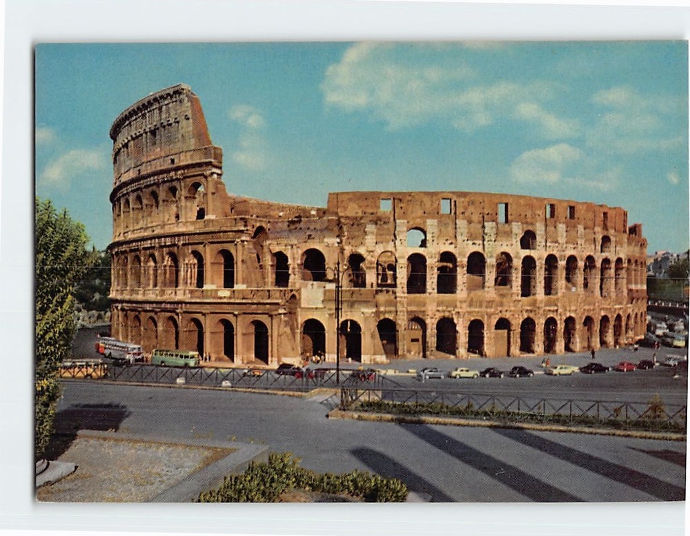 Postcard The Colosseum Rome Italy