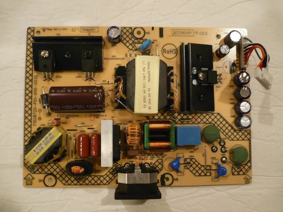 LENOVO P27H-10 MONITOR POWER SUPPLY BOARD G2012AA1 / 715G87720-P01-000-003S