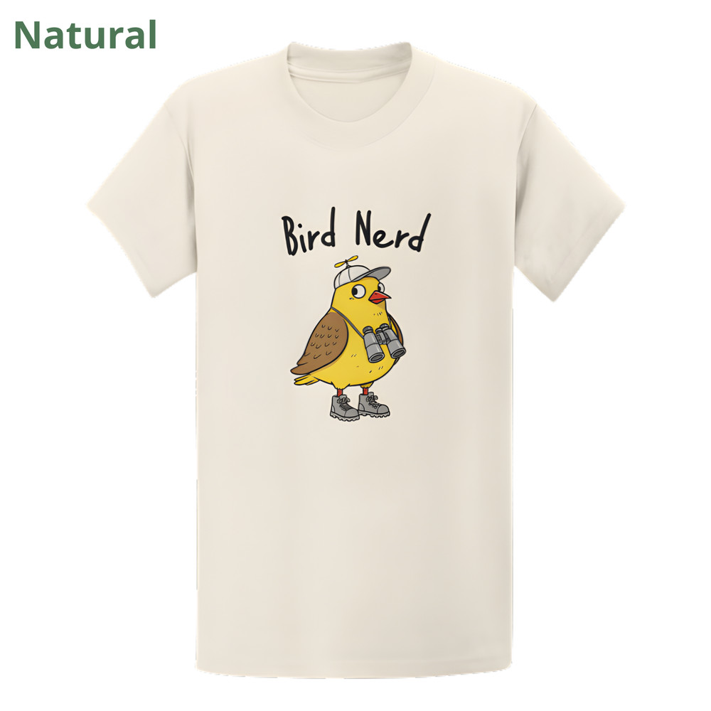 Bird Nerd T-Shirt - Funny Bird Watcher Gift - Bird Lover Gift Tee