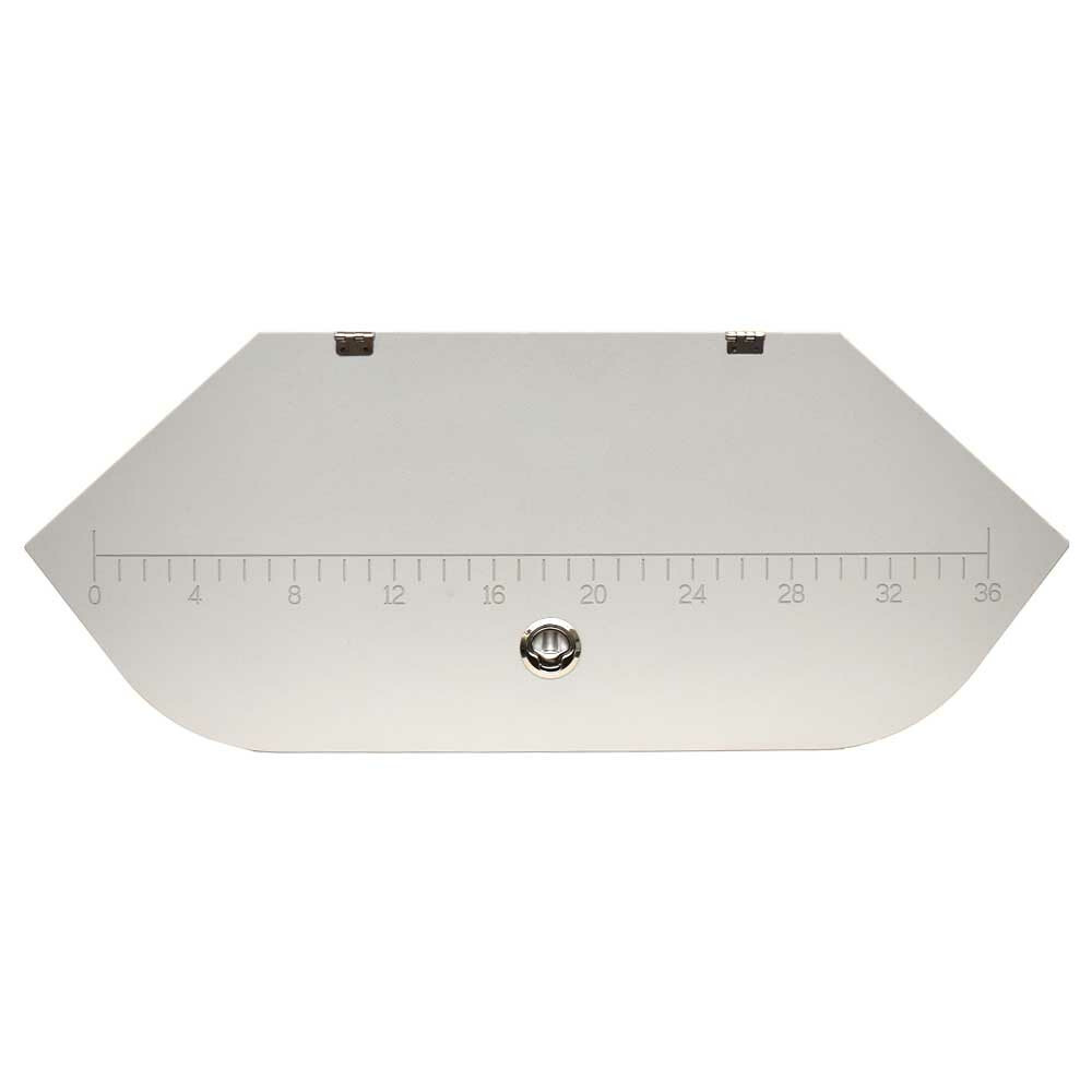 Godfrey Pontoon Boat Livewell Lid 449458 | w/ Fish Ruler 42 1/4 Inch Gray