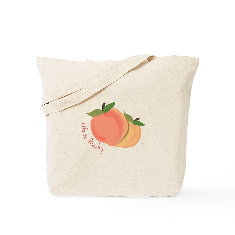 CafePress Life Is Peachy Tote Bag (1364749465)