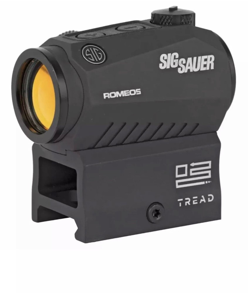 SIG SAUER ROMEO5 1x20mm TREAD 2 MOA Red Dot Sight - SOR52010- SOR52001