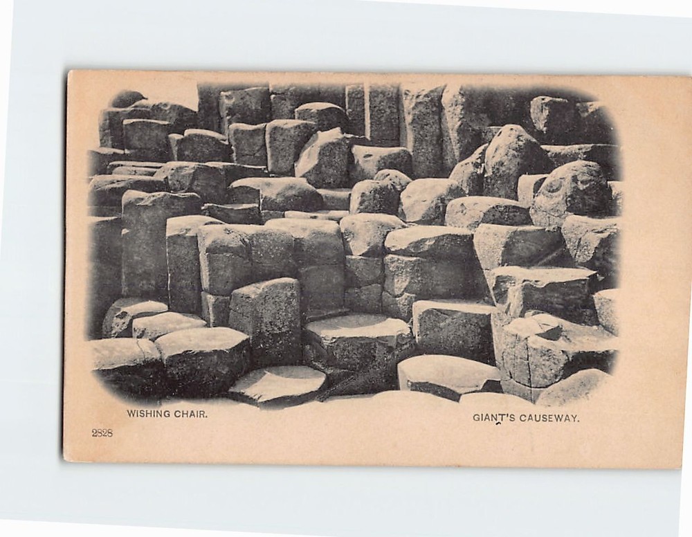 Postcard Wishing Chair Giants Causeway Bushmills Northern Ireland