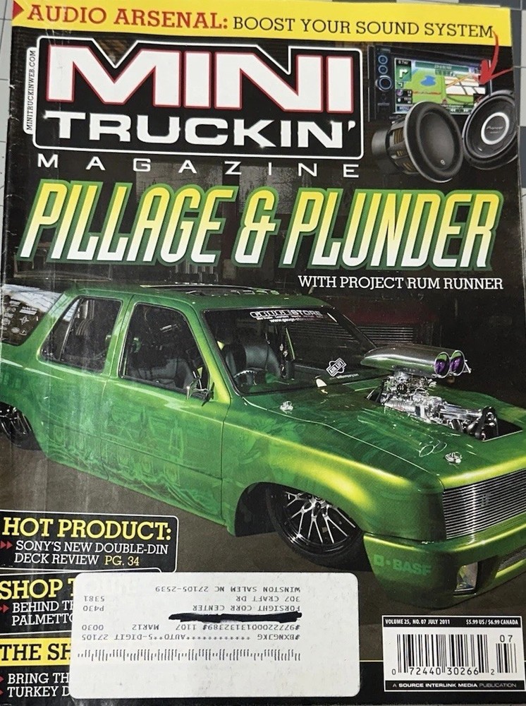 Mini Truckin Magazine Lot Of 7 Custom Trucks Magazines