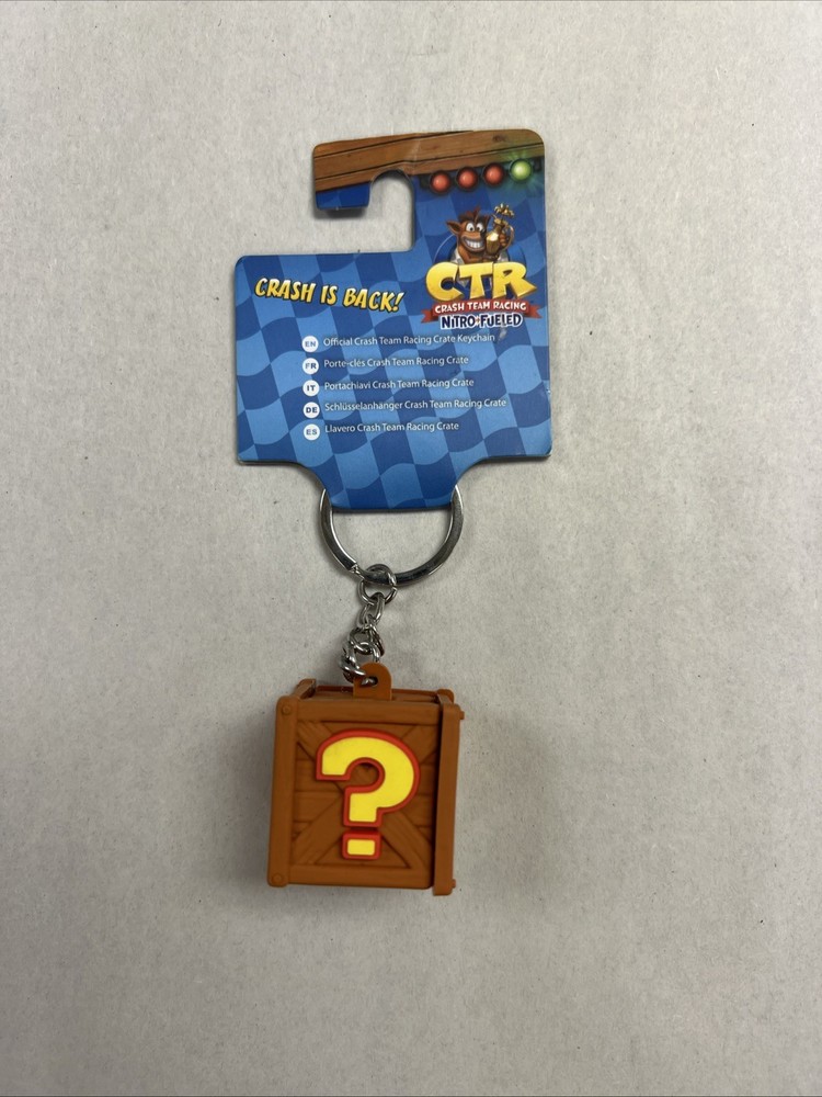 Crash Team Racing Nitro Fueled Crate Keychain Numskull Official Activision Spyro