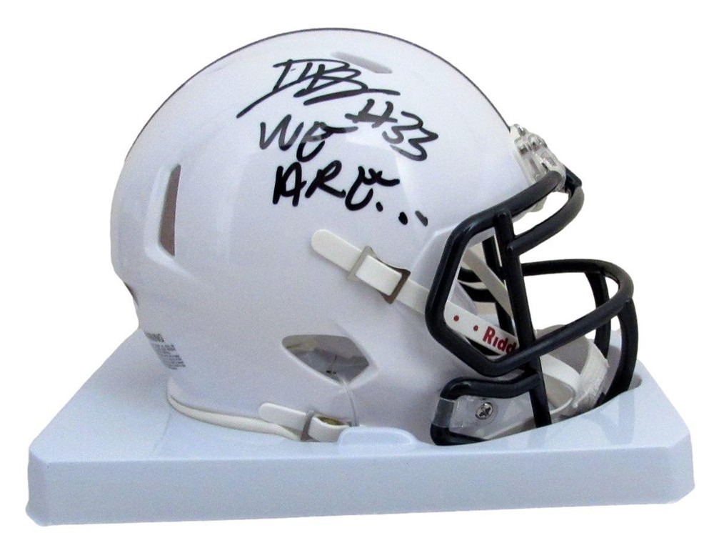Dani Dennis Sutton Signed/Inscribed Penn State Mini Football Helmet JSAPROBSTEIN is actively accepting consignments !!