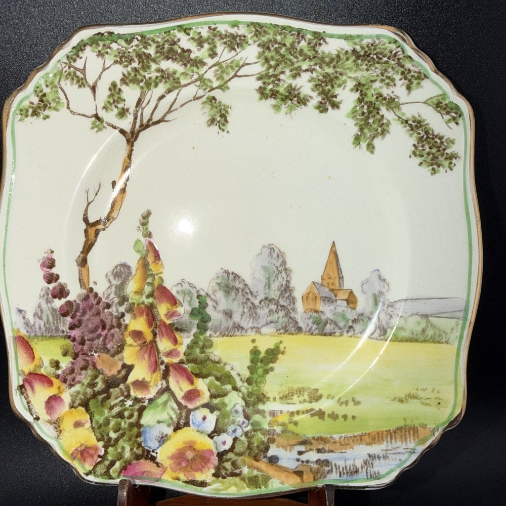 Royal Winton Grimwades 6.25” Square Plate Made In England