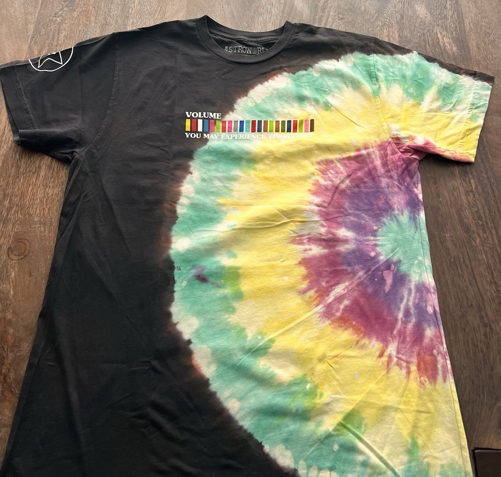 Travis Scott Cactus Jack Astroworld Festival Run Tie Dye T Shirt Sz Small Nwot