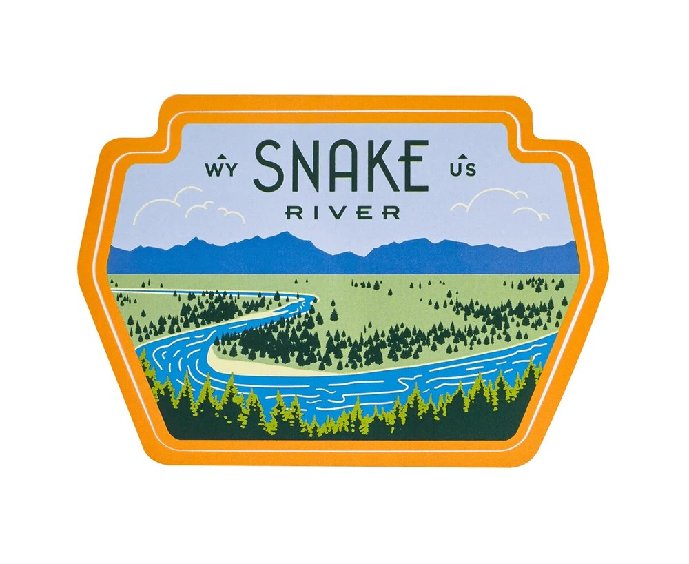 Snake River sticker weatherproof bumper vinyl decal