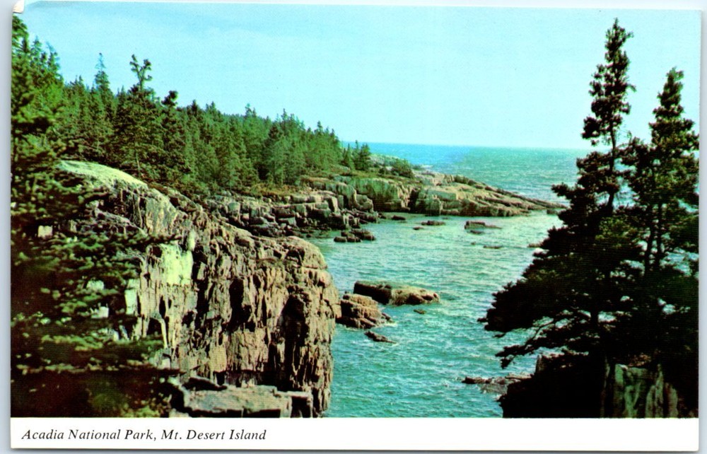Postcard - Schoodic Point, Acadia National Park, Mount Desert Island - Maine-image