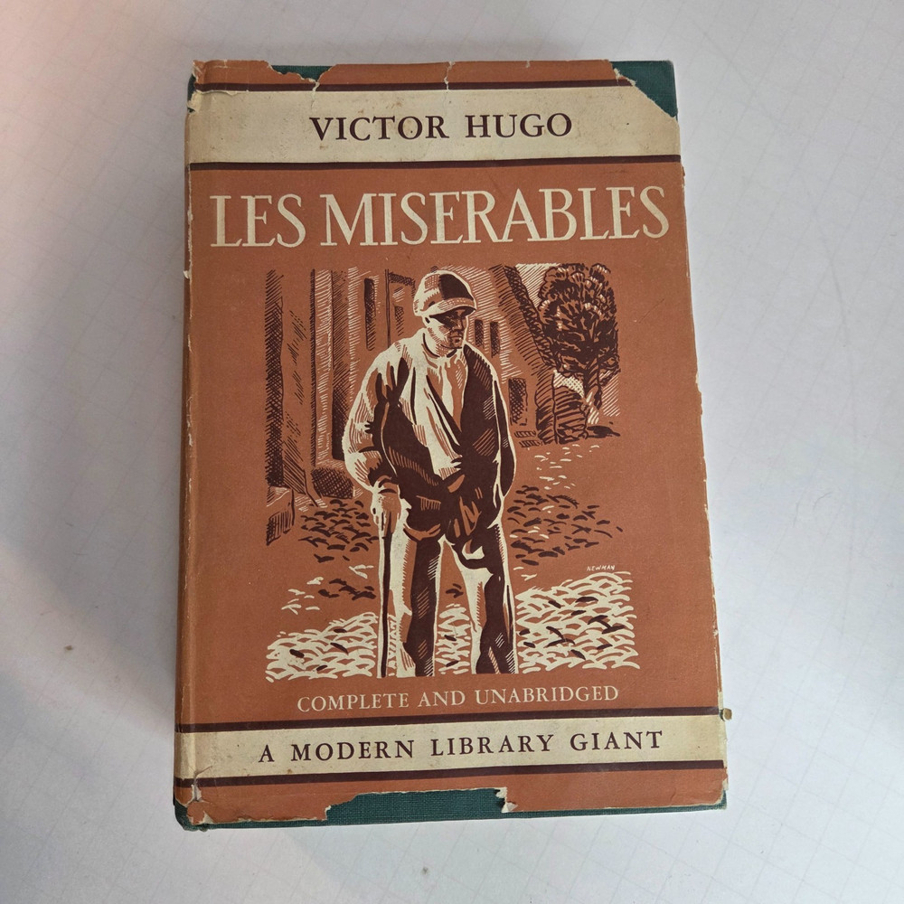 Victor Hugo / Les Miserables 1960 Modern Library Giant Edition 1957