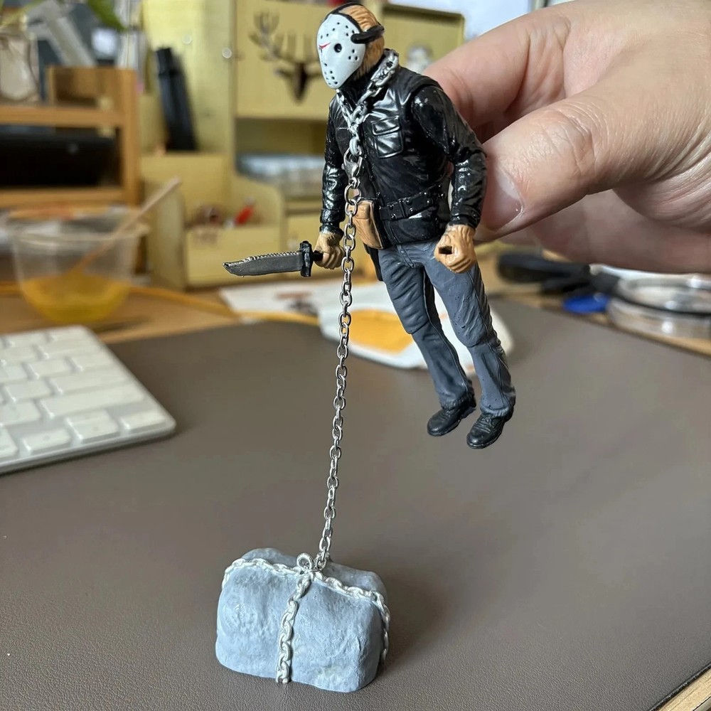 Jason Voorhees Aquarium Decor – Friday the 13th Horror Fish Tank Ornament USA