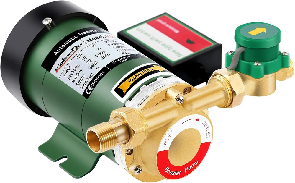 120W Water Pressure Booster Pump 115VAC,396 GPH,21.7 PSI Household Automatic Hom