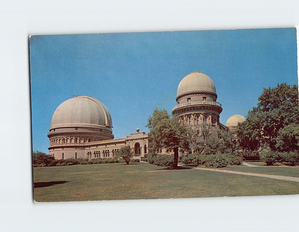 Postcard Terkes Observatory Williams Bay Lake Geneva Wisconsin USA