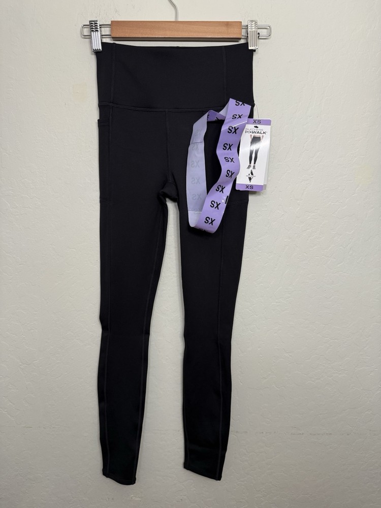 Skechers Womens Walk Go High Waist Yoga Legging 2-Pocket XS Black