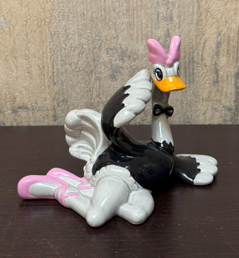 Disney Japan Fantasia Ballerina Ostrich Madam Upanova Porcelain/Ceramic Figurine