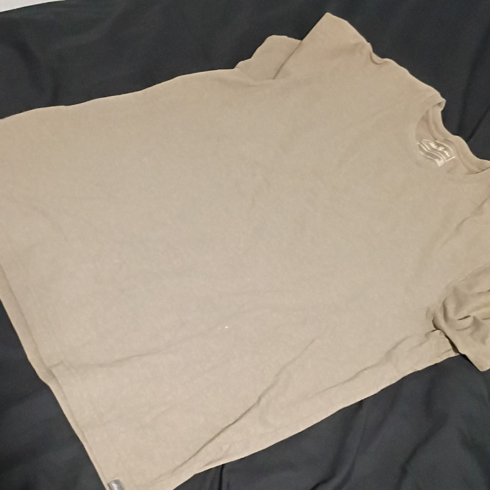 Eddie Bauer Men's Beige Short Sleeve Crew Neck T-Shirt Size XL
