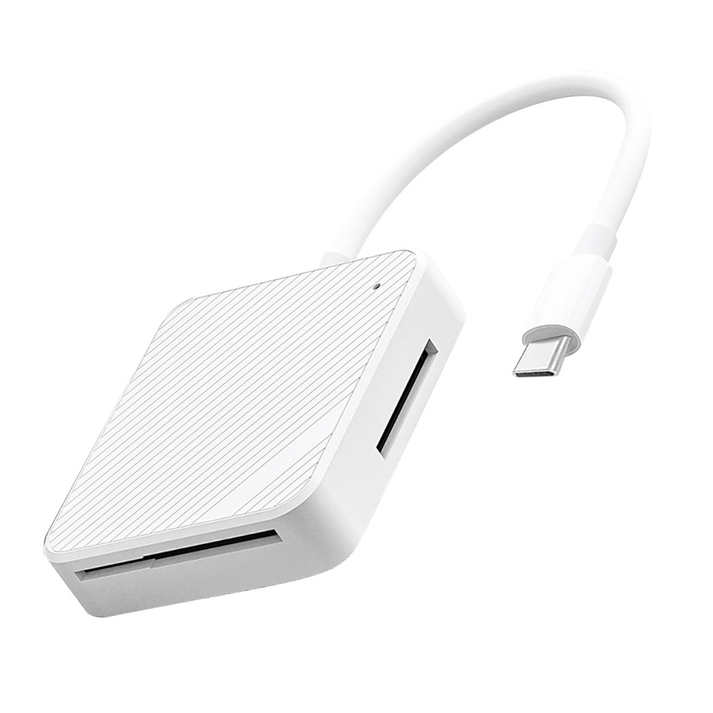 USB-C M2 SD SM XD Card Reader Compact Flash Reader 4-Slot Memory Card Adapter
