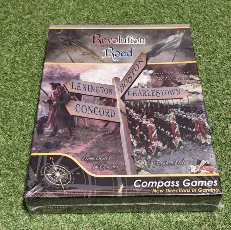 Compass Games - Revolution Road - From Boston to Concord Game (SEALED)
