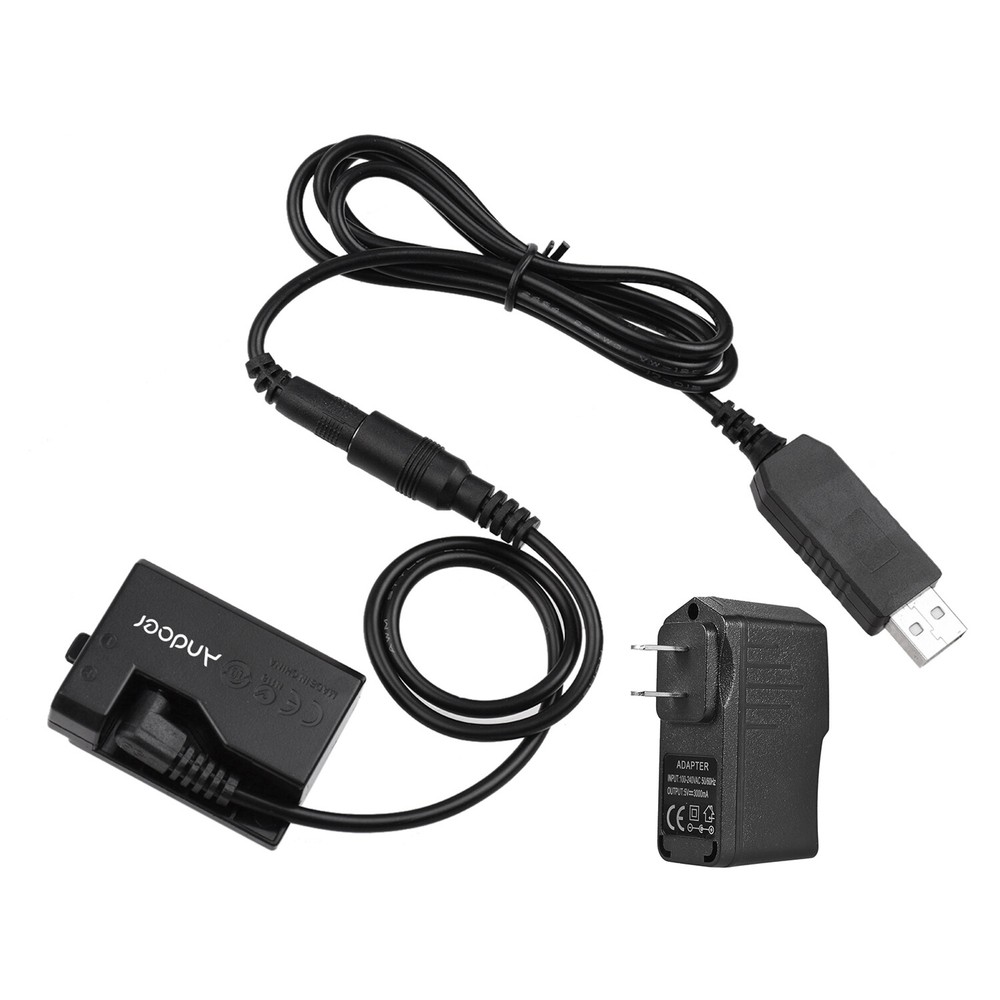ACK-E10 5V USB Dummy   Coupler (Replacement for LP-E10) N0R0