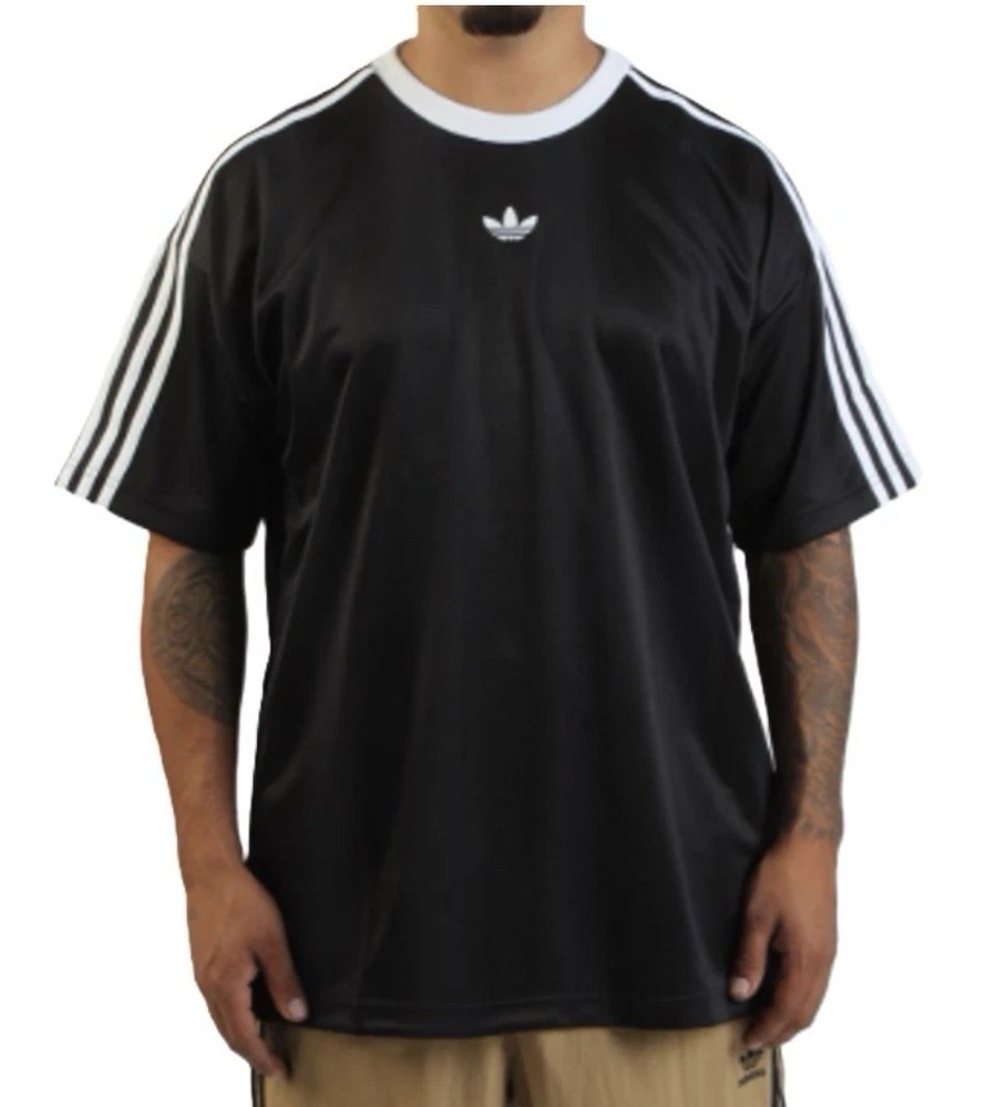 Adidas Originals Adicolor Jacquard Jersey Black/White JW5876 Men’s Size L