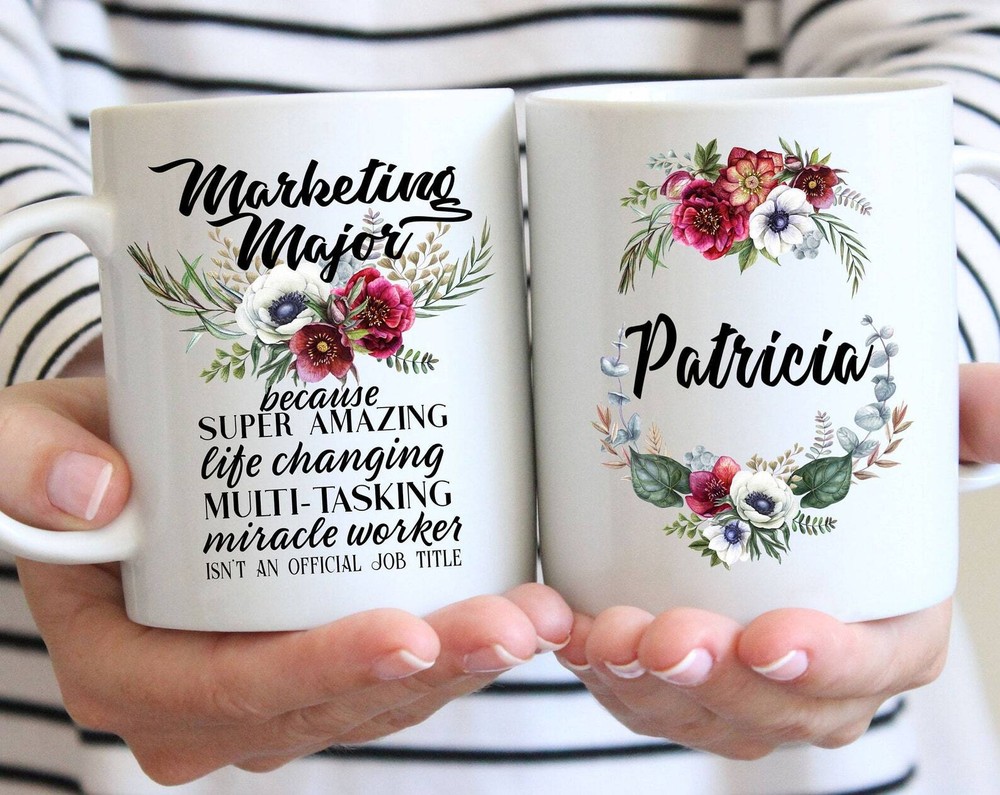 Personalized Marketing Major Gift For Women L Thank You Appreciation Birthday