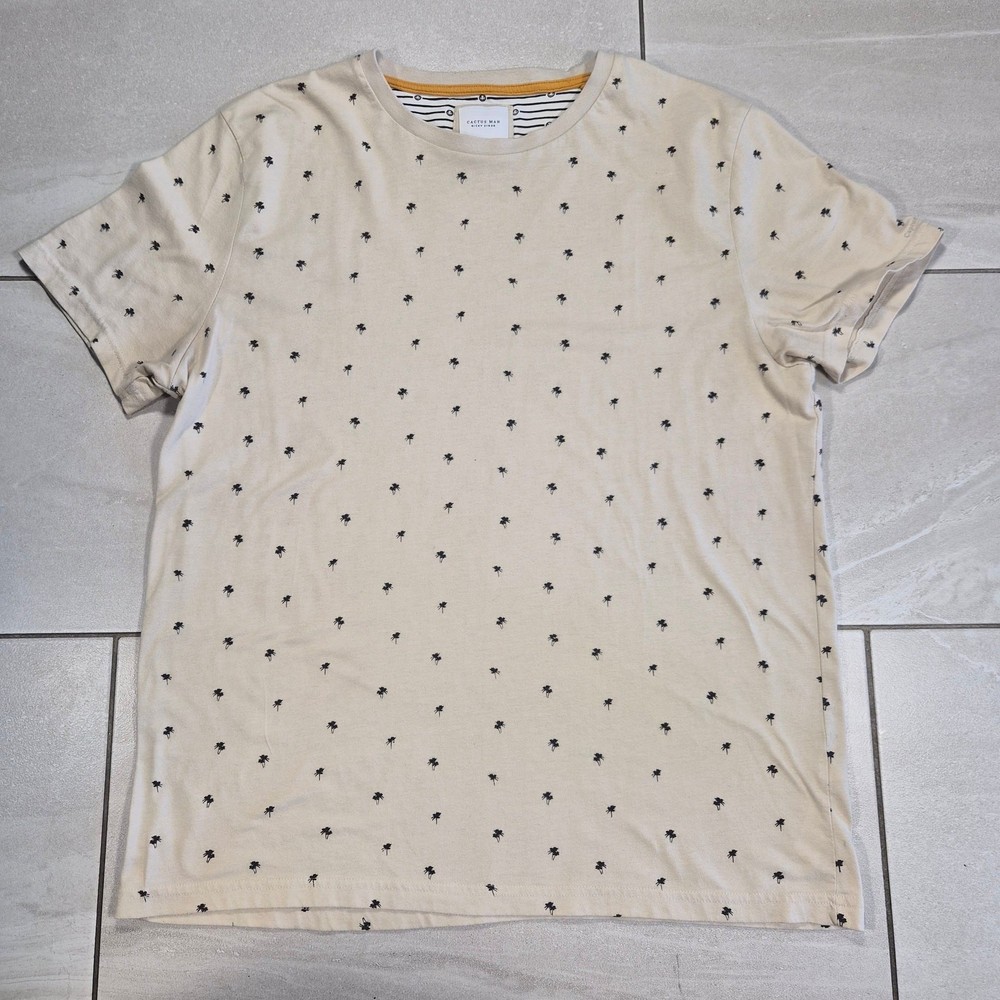 Cactus Man Ricky Singh Palm Tree Graphic Tee XL