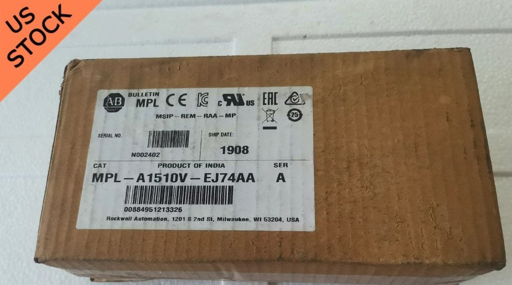 Original MPL-A1510V-EJ74AA Brand NEW Servo Motor US Stock Fast Free Ship