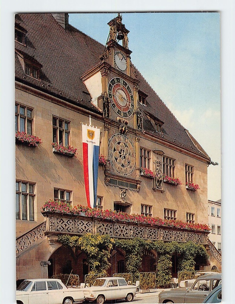 Postcard Rathaus Heilbronn Germany