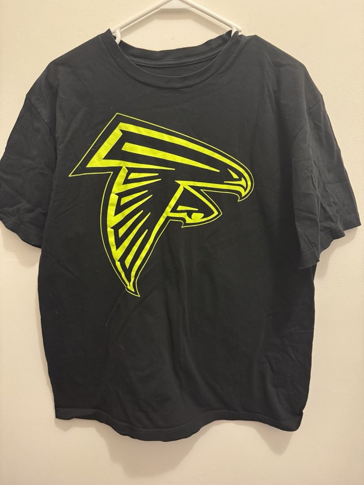 NFL Team Apparel Atlanta Falcons Men's Short Sleeve T-Shirt Size XL Black
