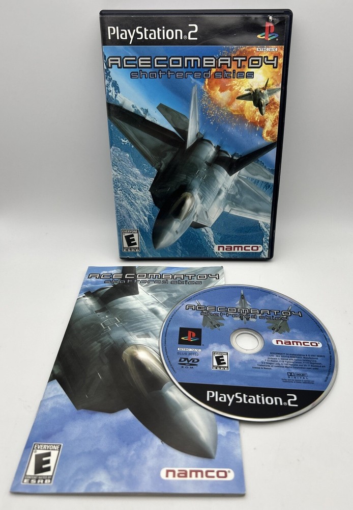 Ace Combat 4 04 Shattered Skies PS2 CIB Reg Card-Tested-image