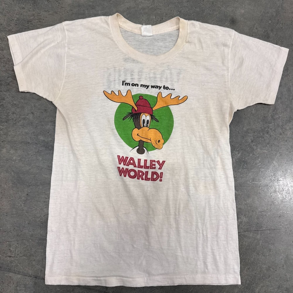 Vintage 80s Walley World Marty Moose National Lampoons Vacation Movie T-Shirt S