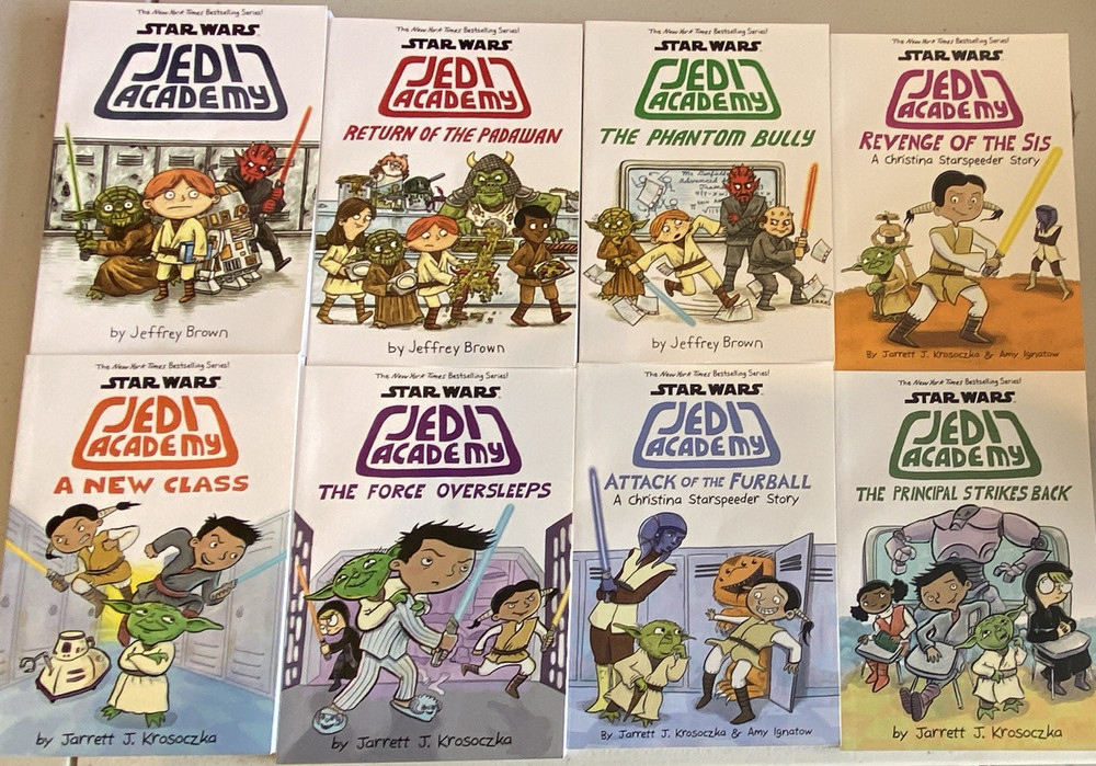 Star Wars: Jedi Academy Paperback Illustrated Book Lot/Set - Scholastic