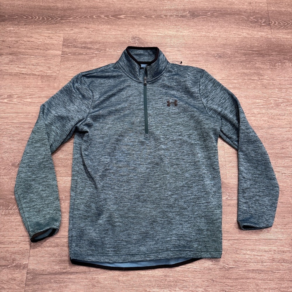 Under Armour Jacket Adult Small Blue Pullover Loose Outdoor Fitness Hiking Mens