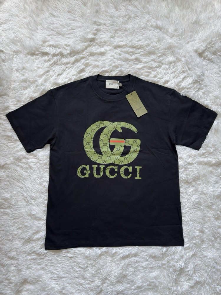 Gucci Black Designer T-Shirt Large Size New Collection