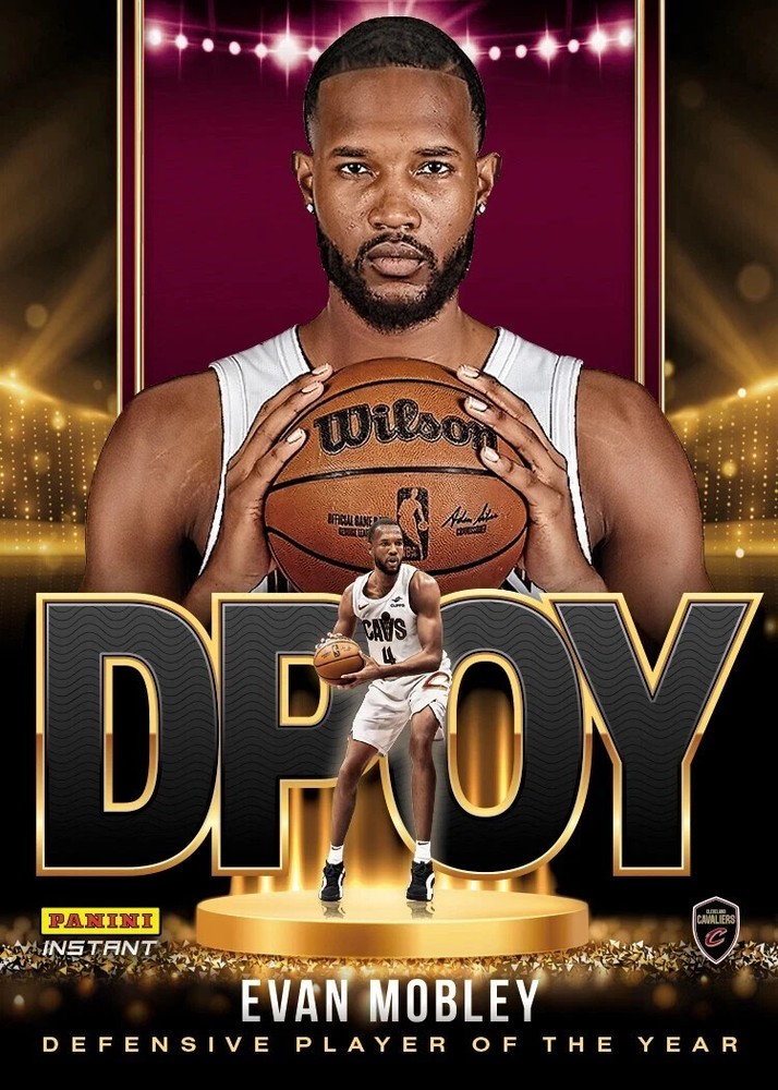 Evan Mobley Cleveland Cavaliers 2025 NBA Poster Wall Decor