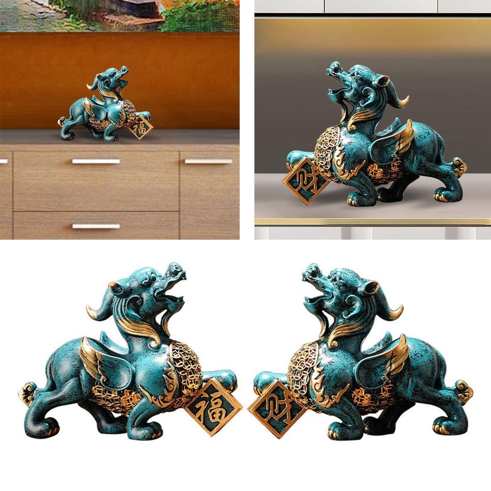 Pixiu Sculpture Collectible Artwork Decorative Art Figurine Resin Ornament Craft
