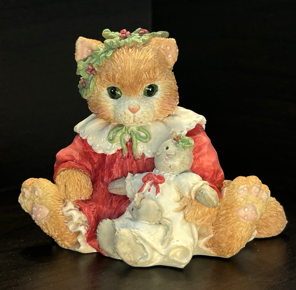 Holiday Calico Kittens with Stuffed Toys 628190