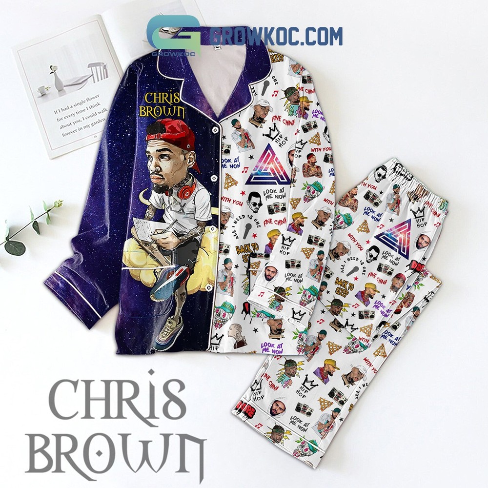 Chris Brown Back To Sleep All I Need Is One Pajamas Set