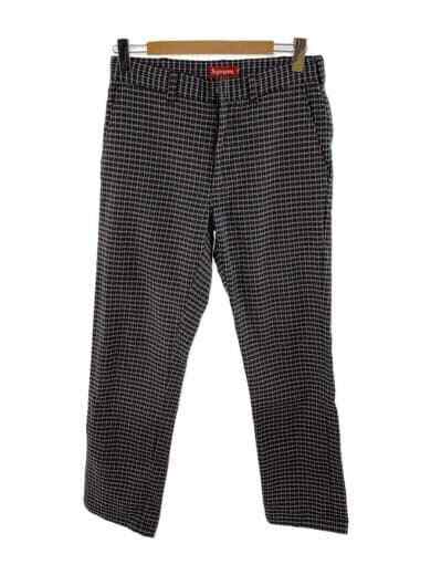 SUPREME Bottom 30 Cotton Multicolor Check Check Work Pants